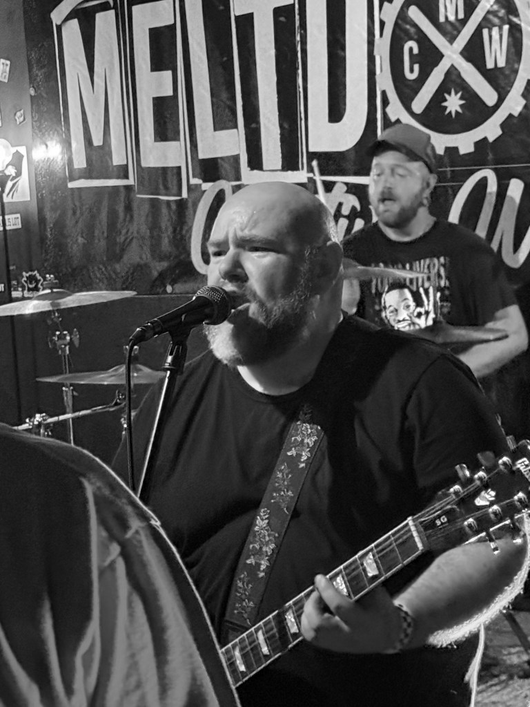members of the band the raging nathans from dayton, ohio perform during midwest punkfest