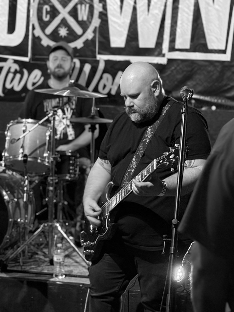 members of the band the raging nathans from dayton, ohio perform during midwest punkfest